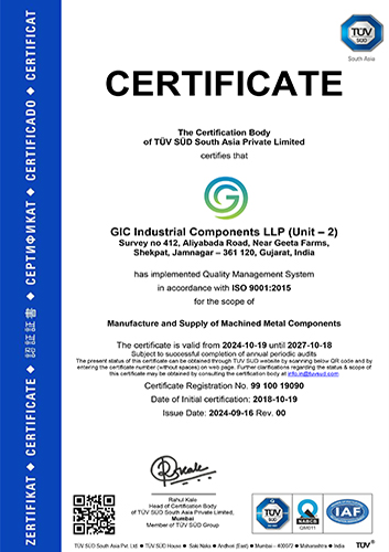 Certifications